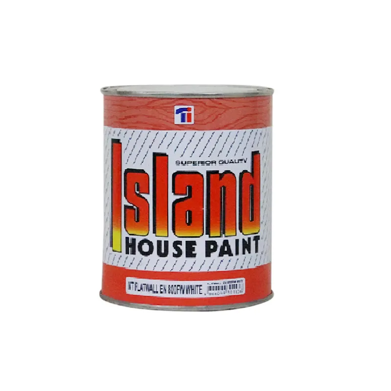 ISLAND PAINT 800FW WHITE ENAMEL TOPCOAT FLAT